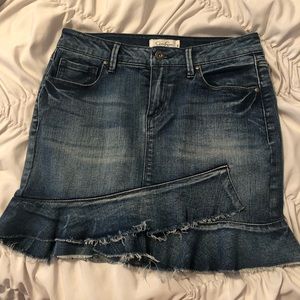 jean skirt